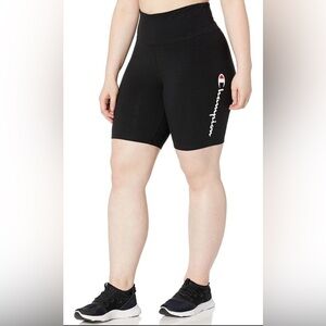 Athletic Champion Women's black biker shorts Large